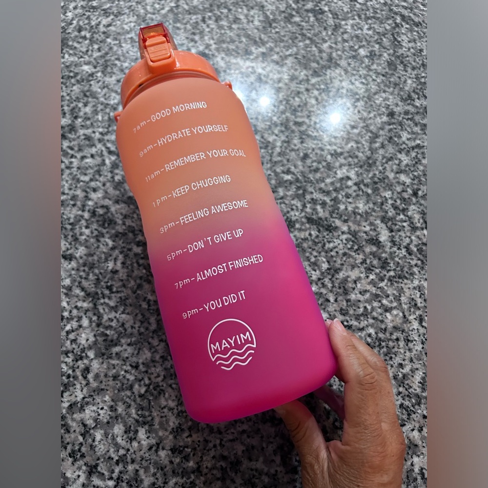 MAYIMBOTTLE • Large Peach & Pink Bottle •
